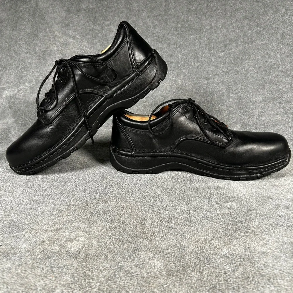 Red Wing Work Shoes StitchMax 6703 Oxford Aluminum Toe Black Leather Mens 8.5 EE